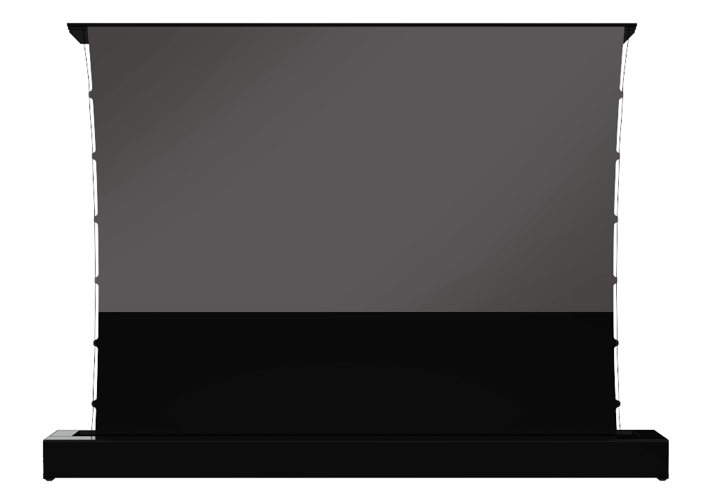 短焦抗光电动拉线地升幕