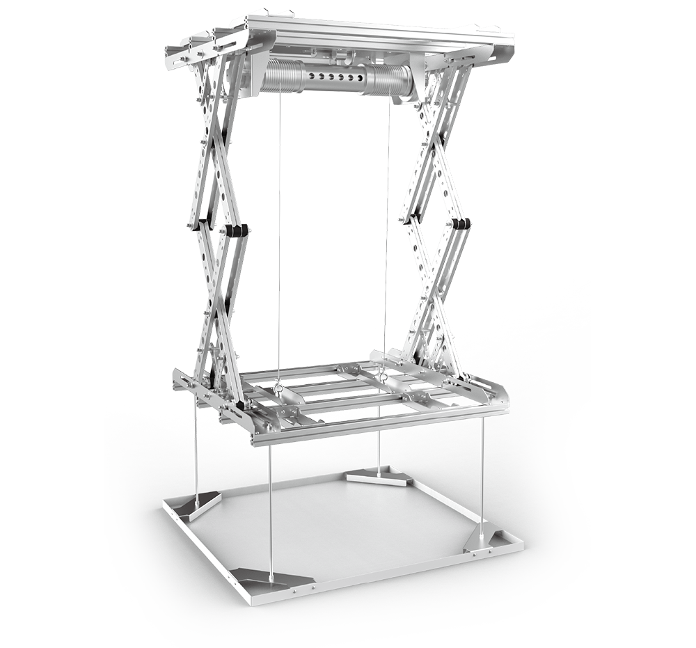重型交剪式投影机电动升降架